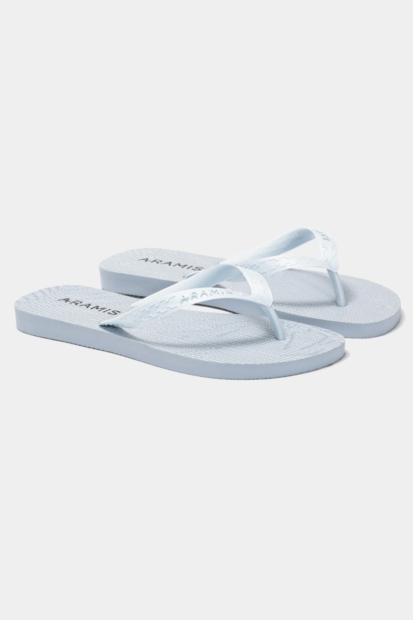 Chinelo Aramis Folhagens Azul Claro