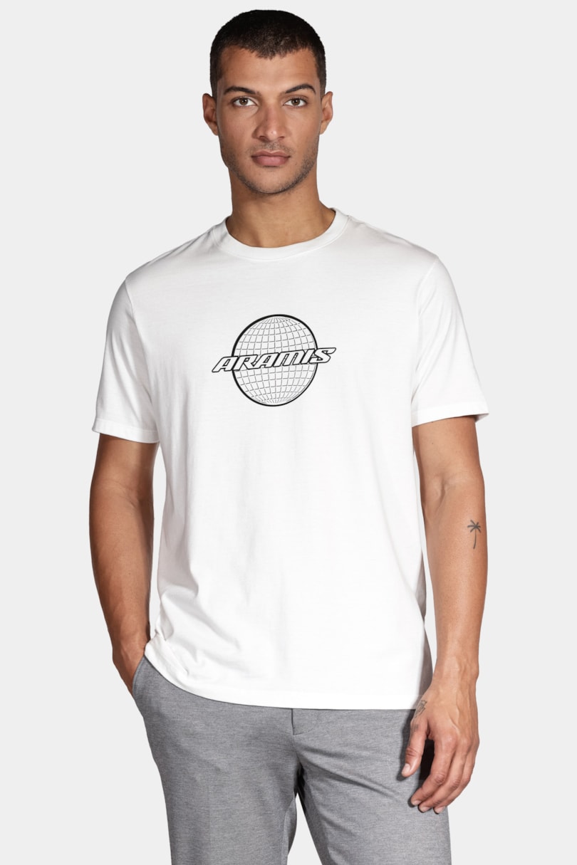 Camiseta Manga Curta Globe Off White