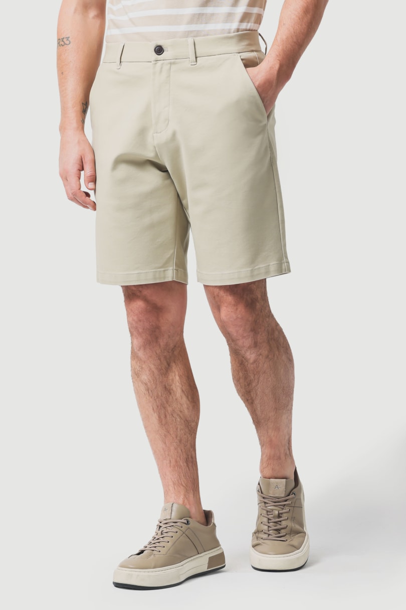 Bermuda Chino New Twill Blend Areia