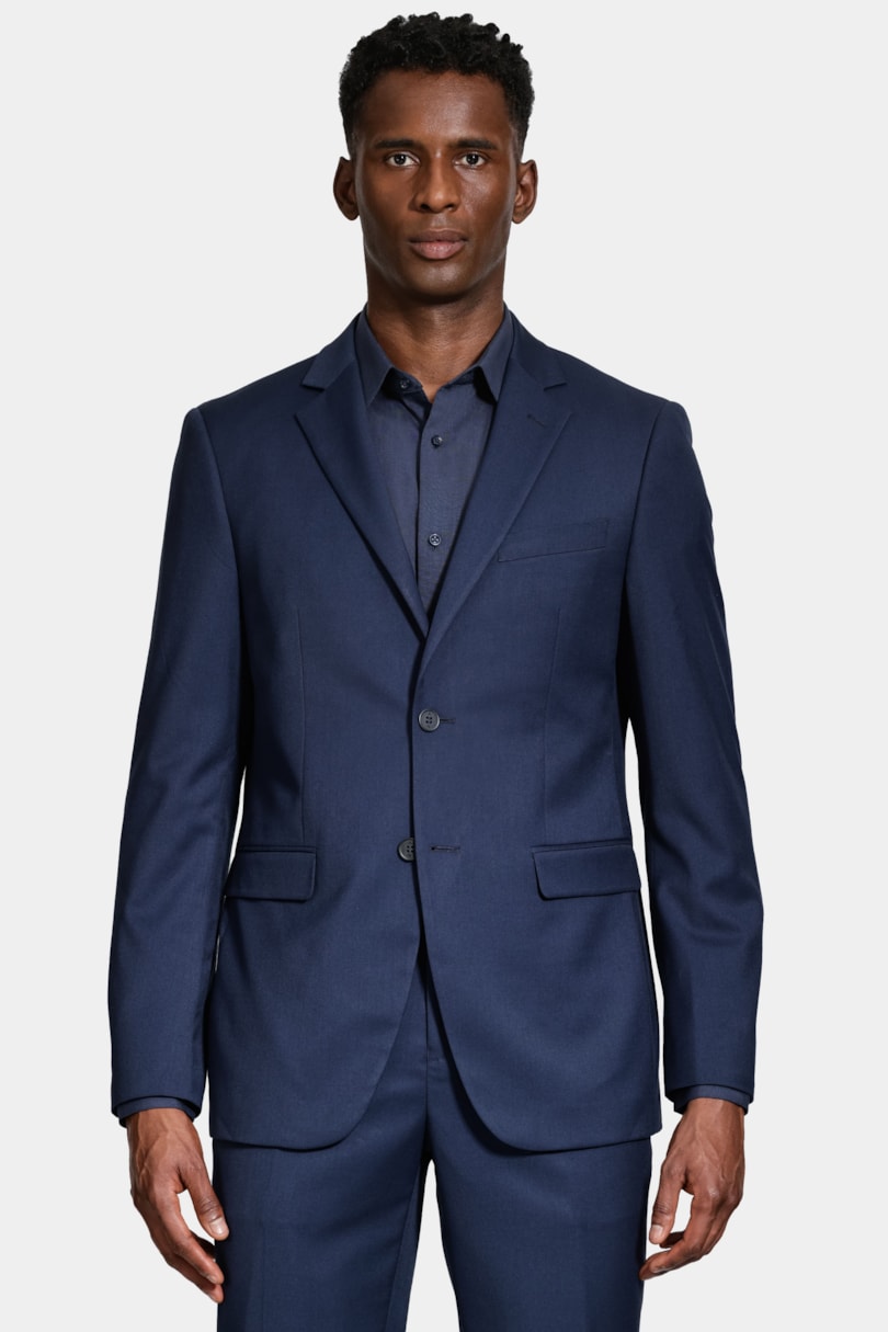 Costume Poliviscose Regular Azul
