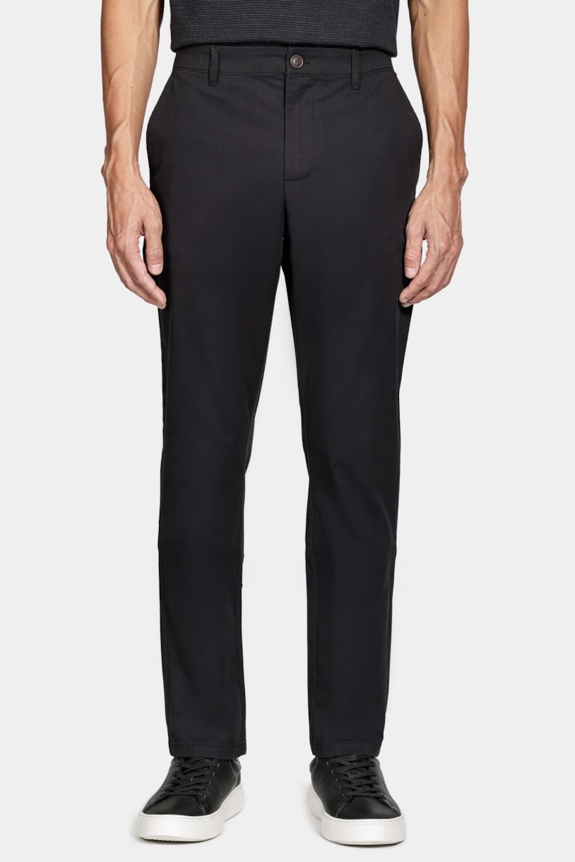 Calça Chino Algodão Premium Básica Preto