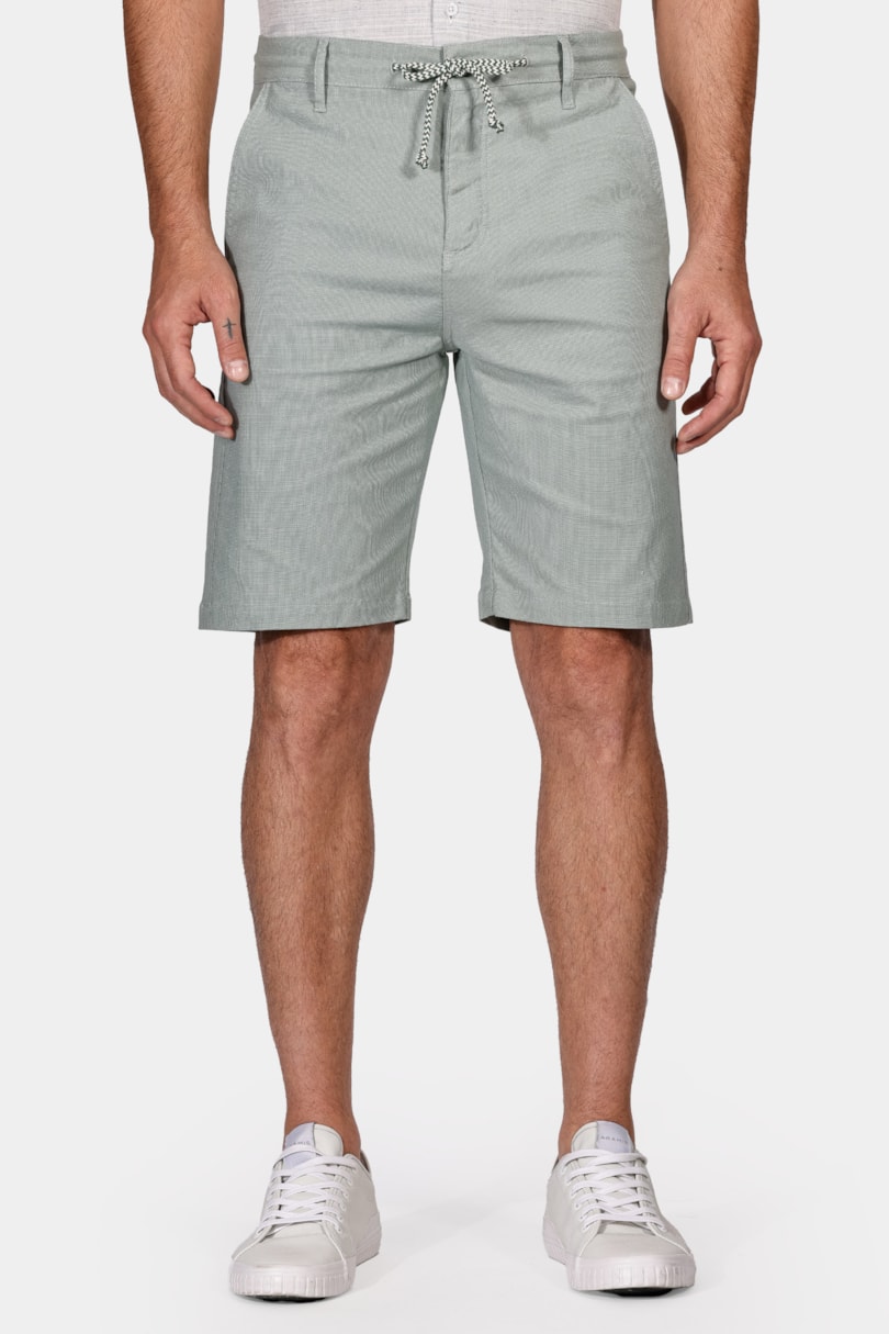 Bermuda Chino Cotton Sarja Verde