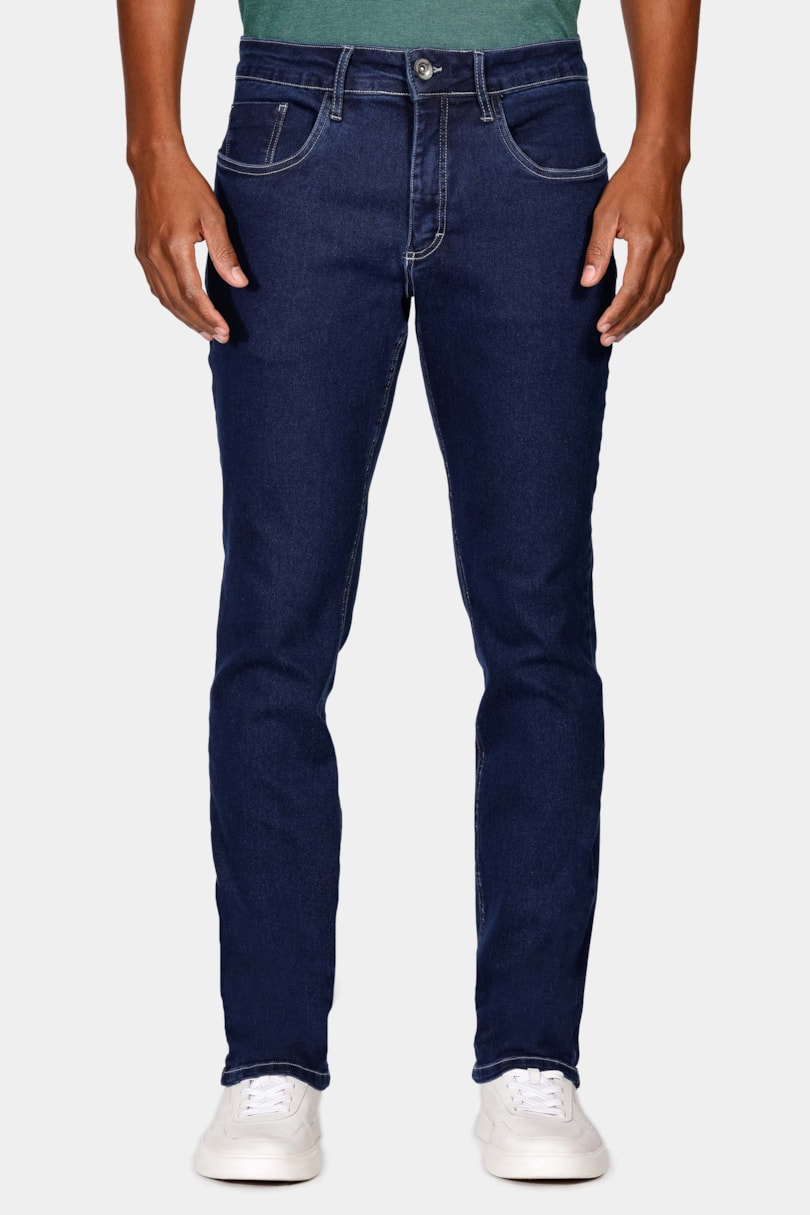 Calça Jeans Slim Azul