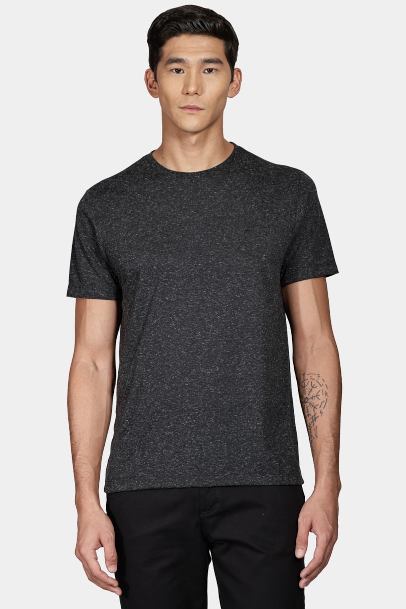 Camiseta Blend Linho Preto